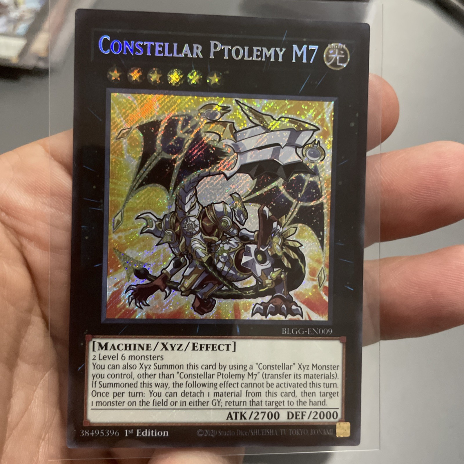 Constellar Ptolemy M7 BLGG-EN009 SECRET RARE NM! FREE SHIPPING! +Bonus Cards!