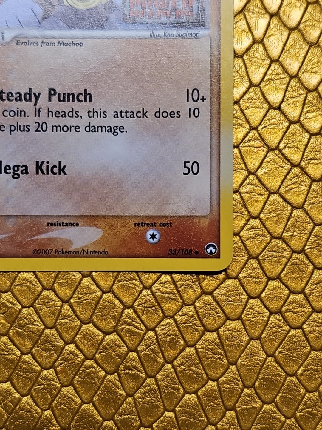 Machoke 33/108 Power Keepers Reverse Holo