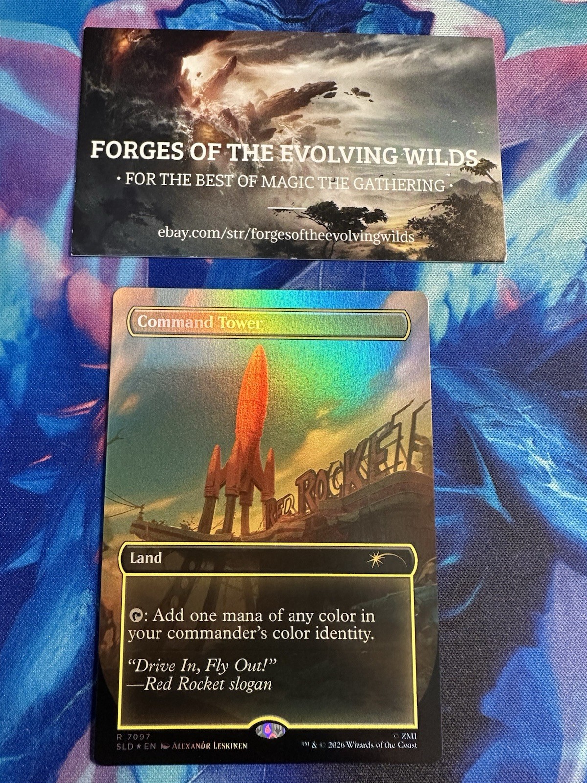 Command Tower Foil Fallout Greet the Dog Secret Lair 7097