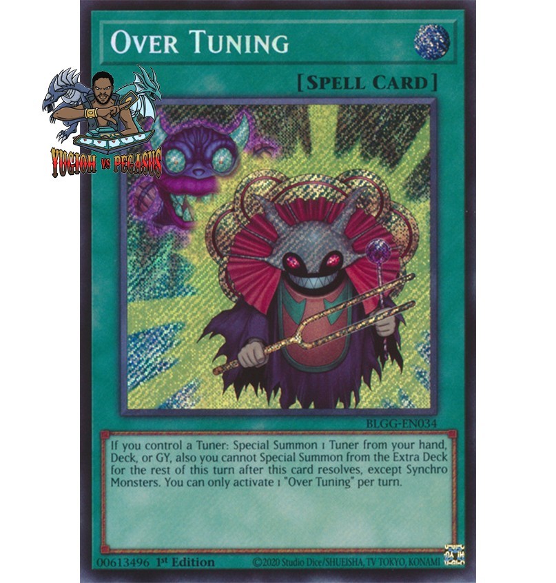 Yugioh! 1x Over Tuning BLGG-EN034 Secret Rare 1st Ed NM