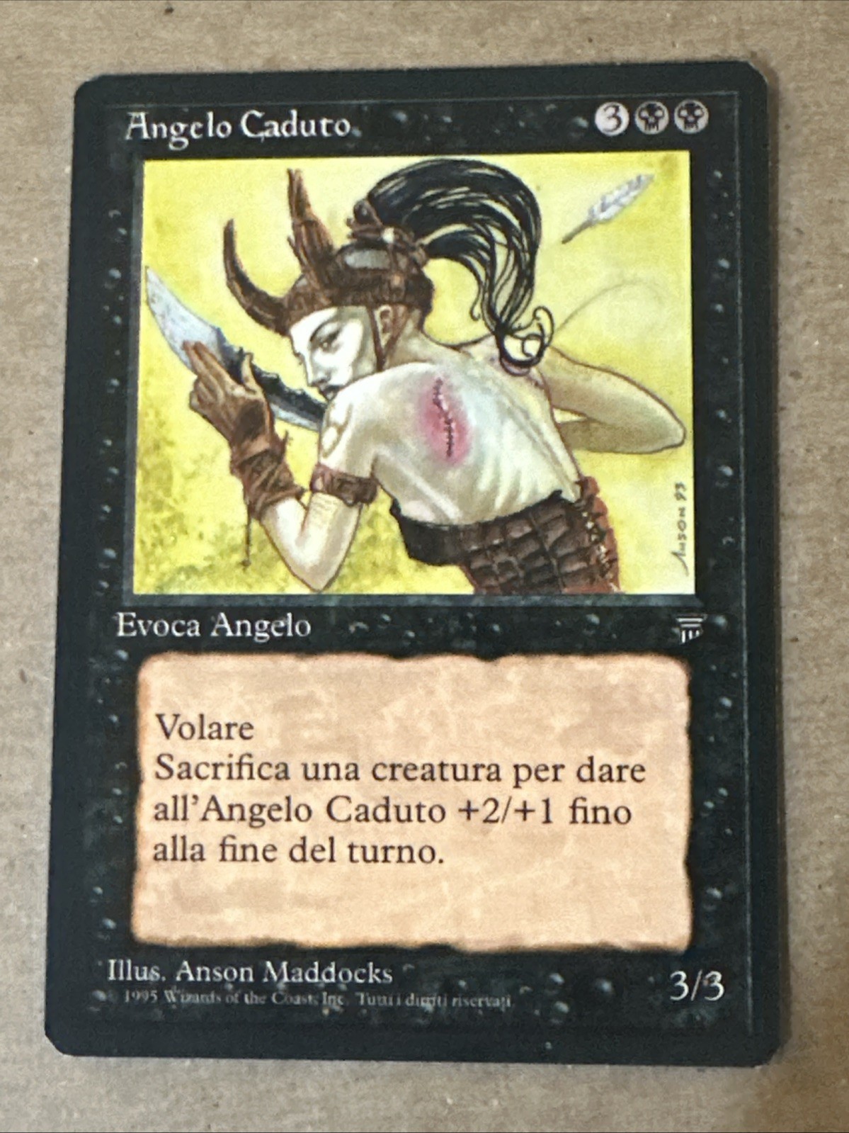 Fallen Angel X1 Italian Legends Played Condition See Front/back Pics