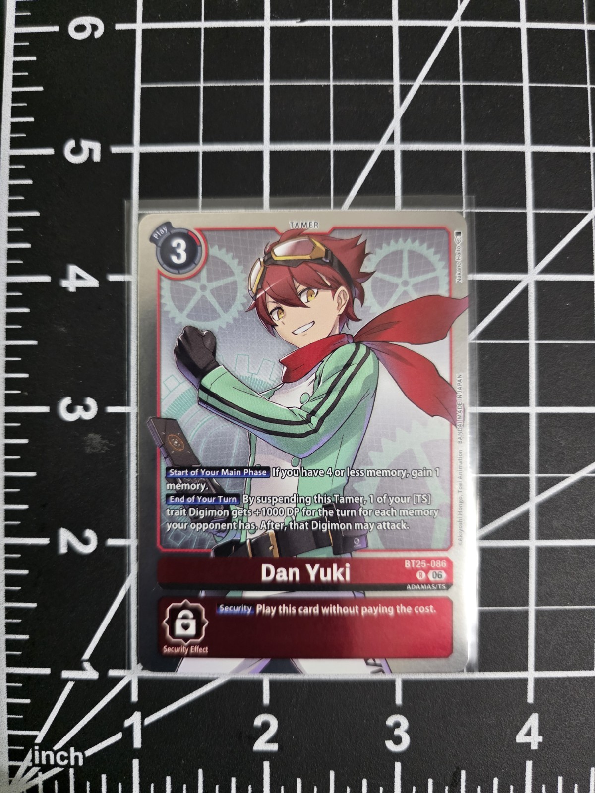 Dan Yuki BT25-086 Foil Digimon Dual Revolution NM/M