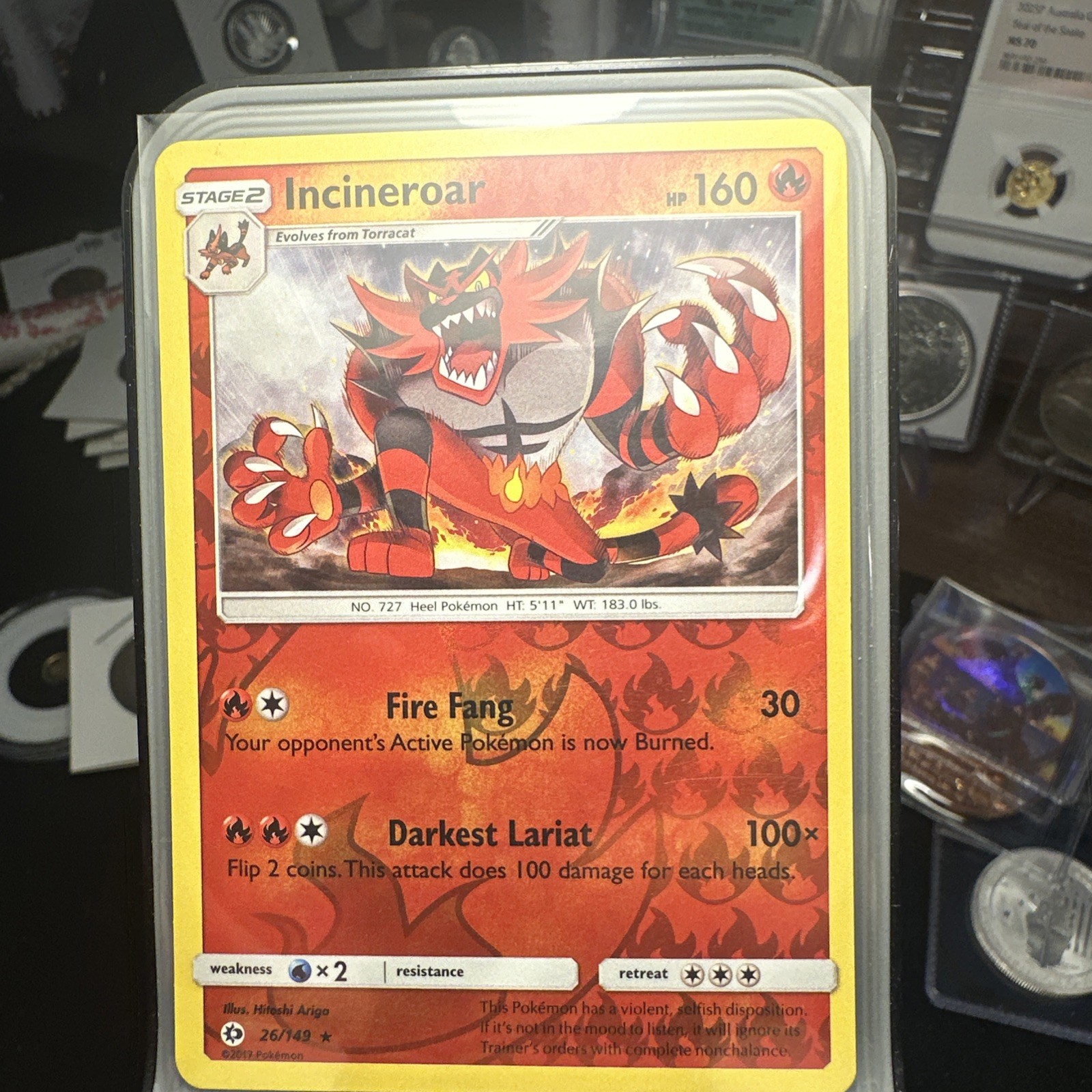 Incineroar 26/149 Reverse Holo Pokemon