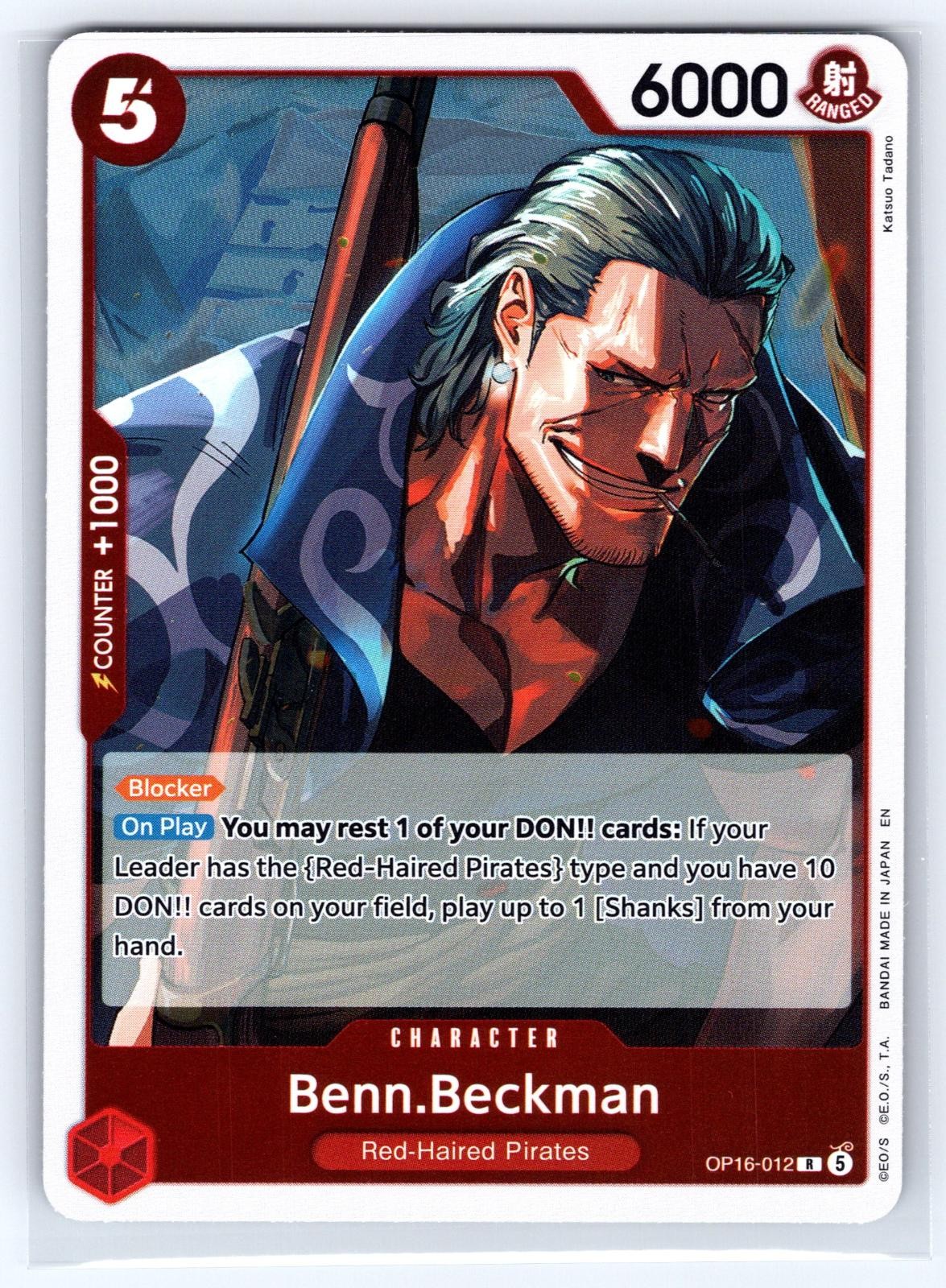 Benn.Beckman OP16-012 R The Time of Battle One Piece Foil NM