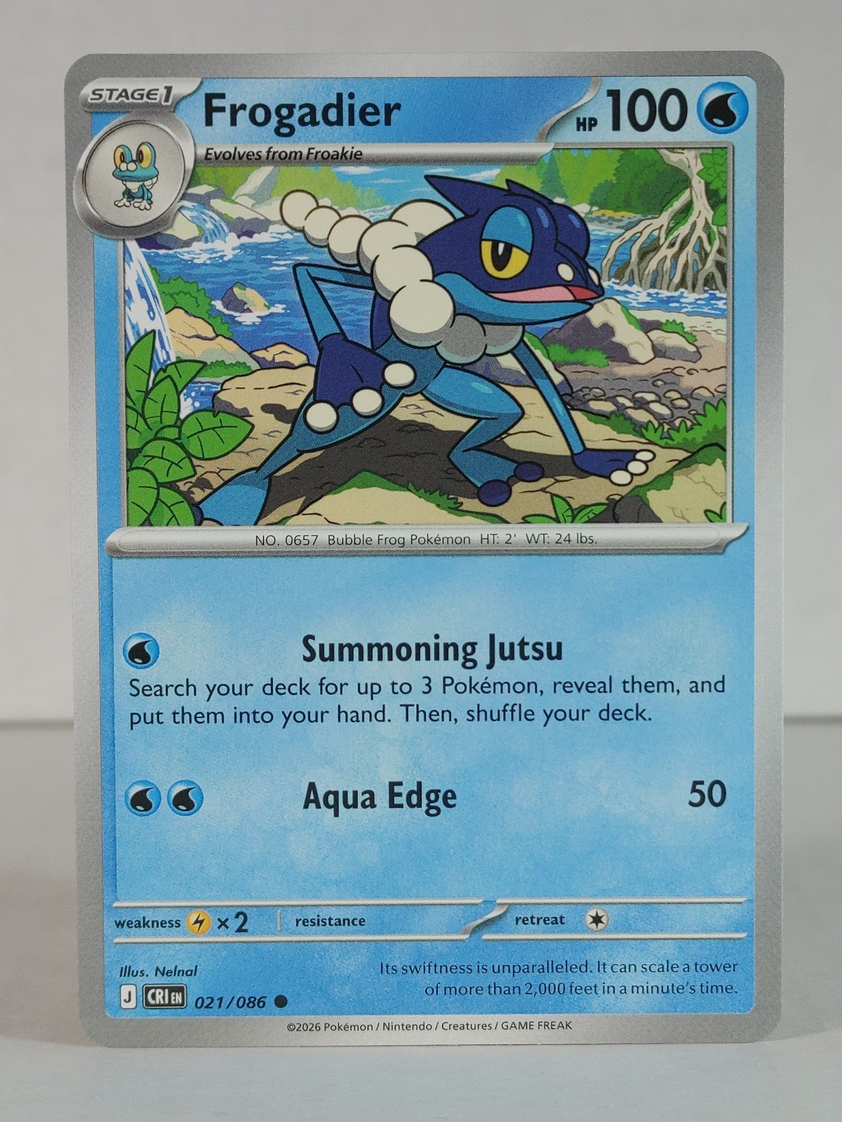 Frogadier – ME: Chaos Rising #021 – POKEMON – NM – singles