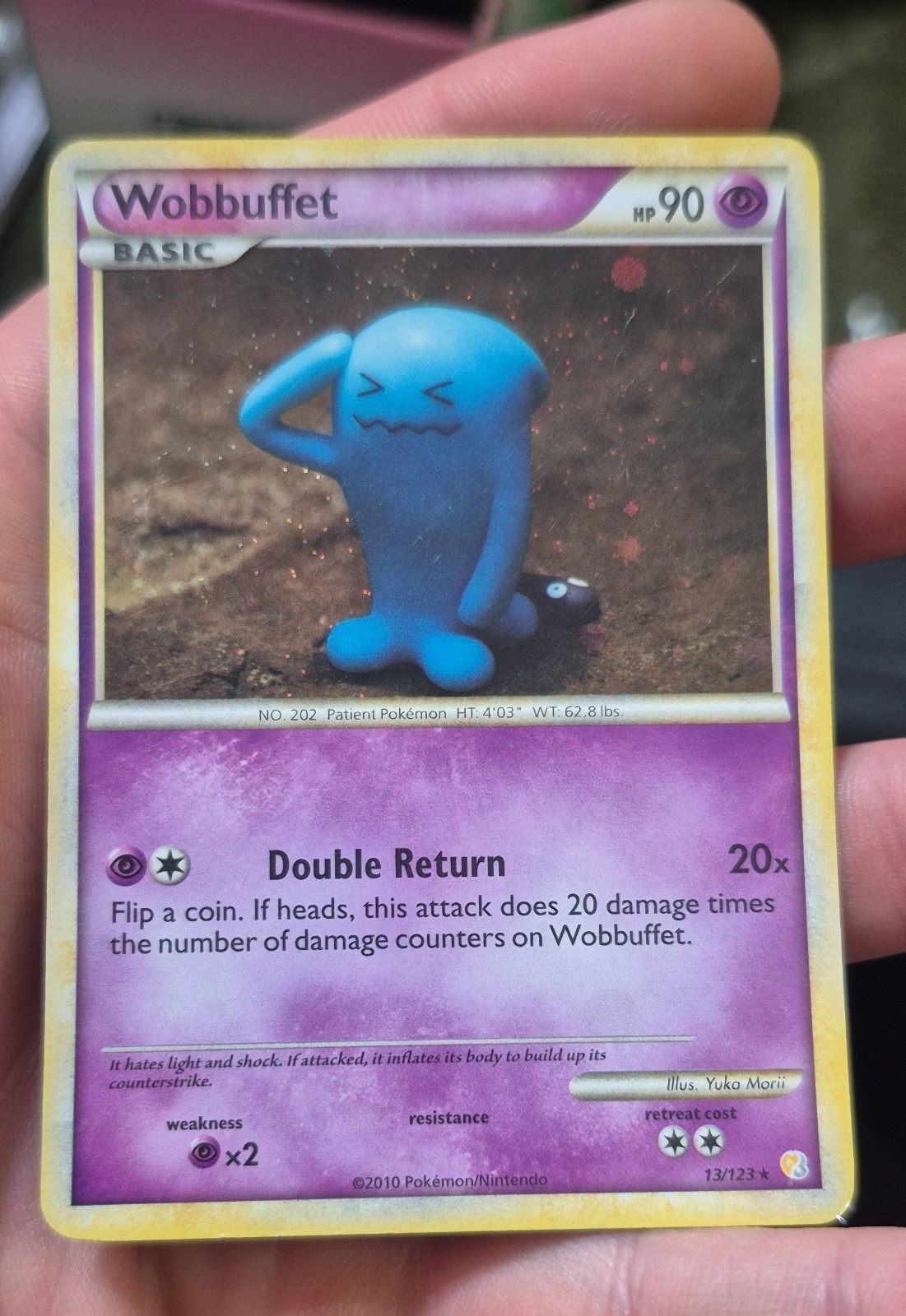 Wobbuffet 13/123 Heartgold & Soulsilver Holo