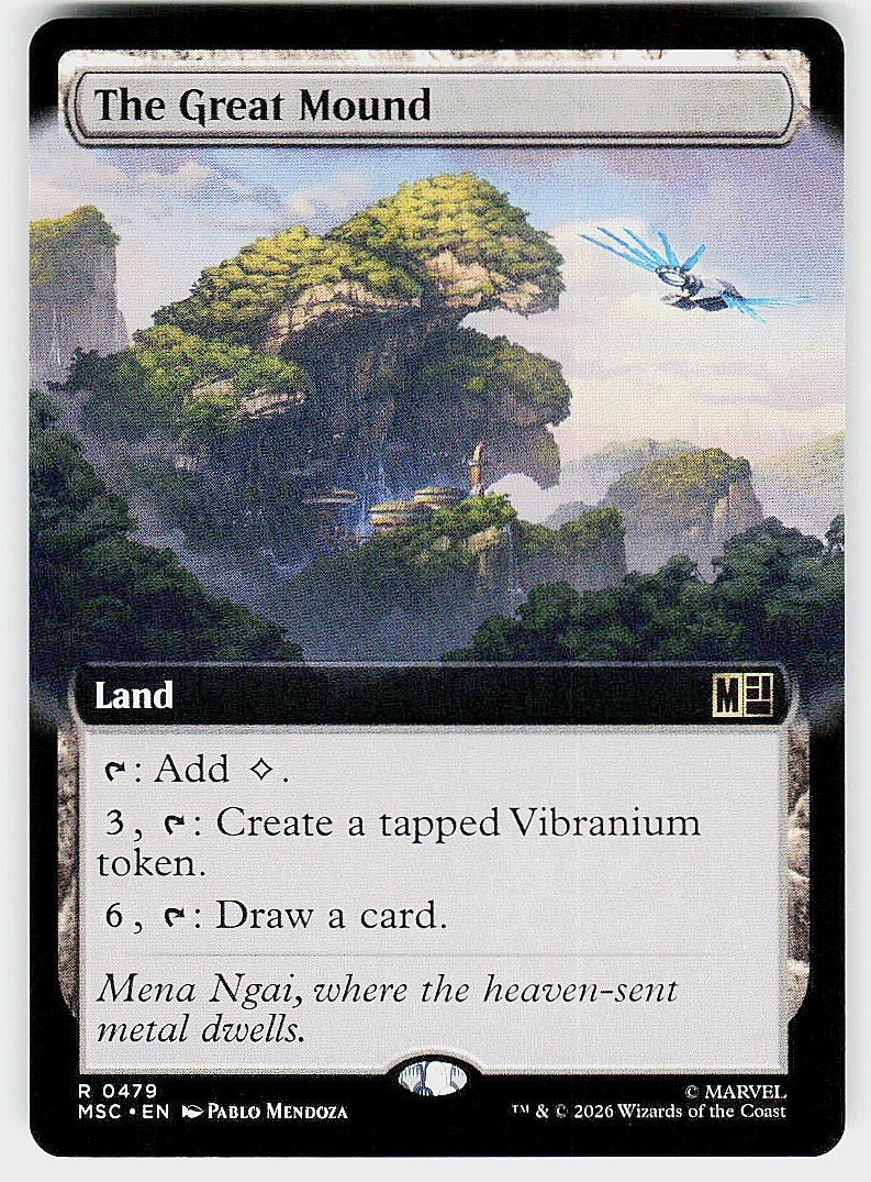 The Great Mound (Extended Art) Commander: Marvel Super Heroes 479 NM