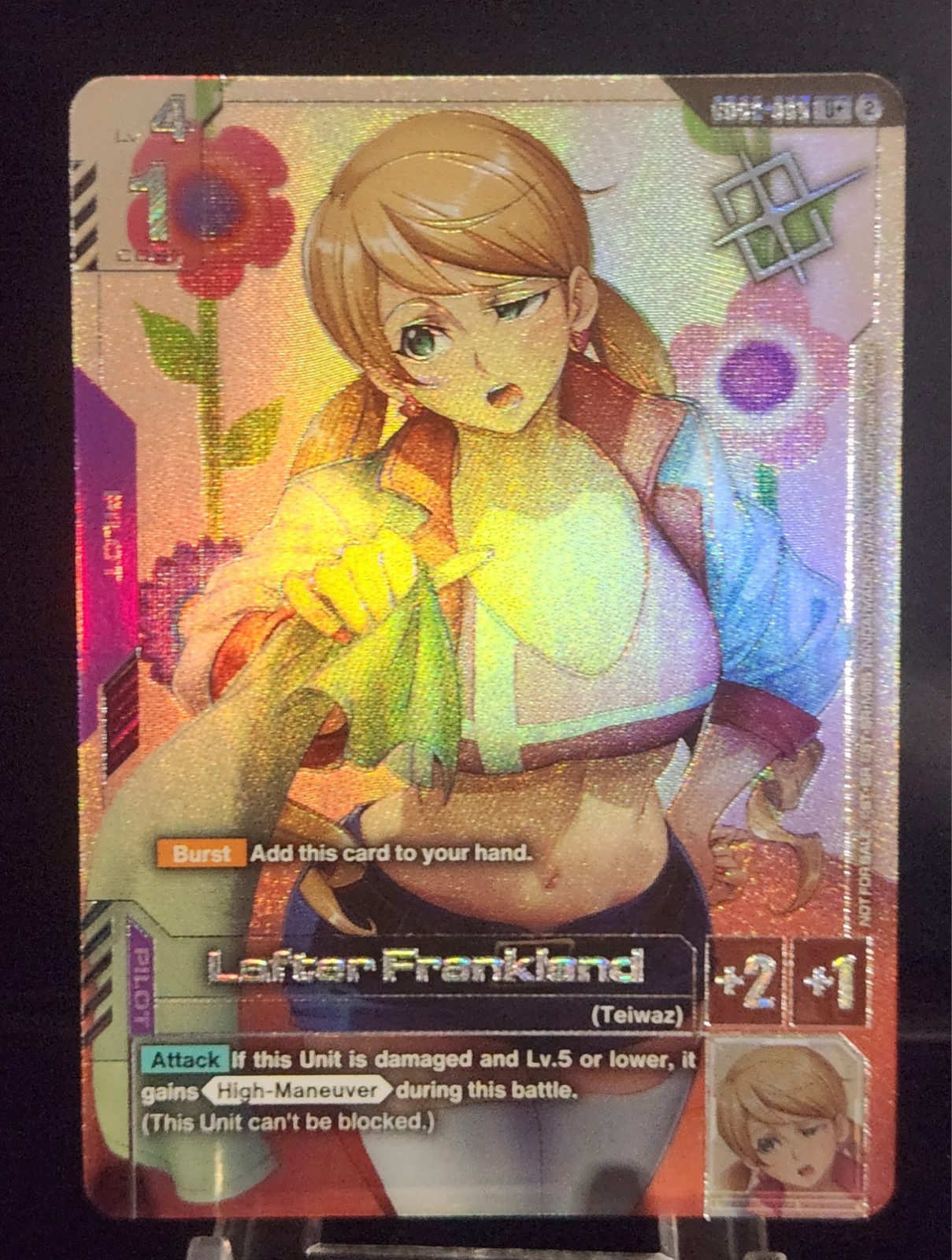 Lafter Frankland Winner Card Gundam Card Game – GD02-095 (CC)