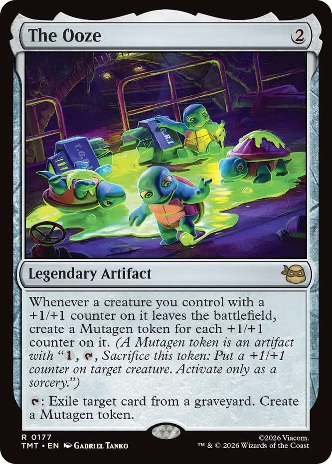 [1x] The Ooze – Foil Near Mint, English UB: Teenage Mutant Ninja Turtles MTG Mag