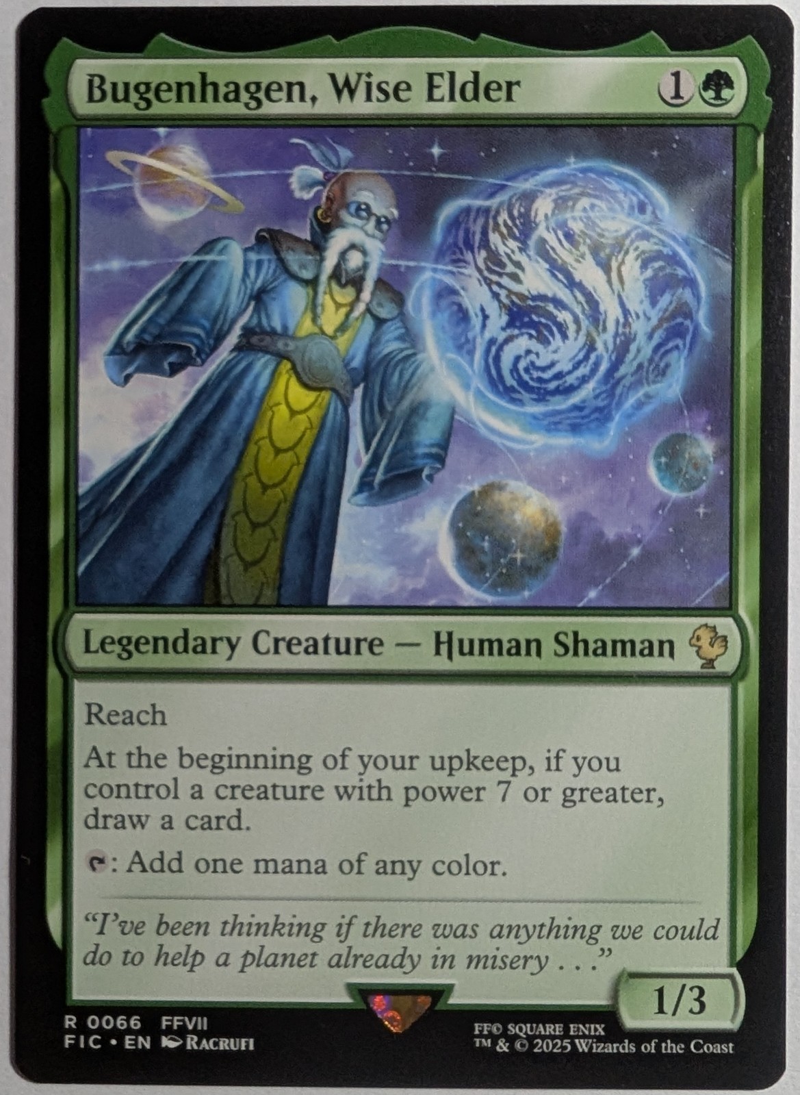 Bugenhagen, Wise Elder x1 Commander: Final Fantasy MTG Magic the Gathering LP/NM
