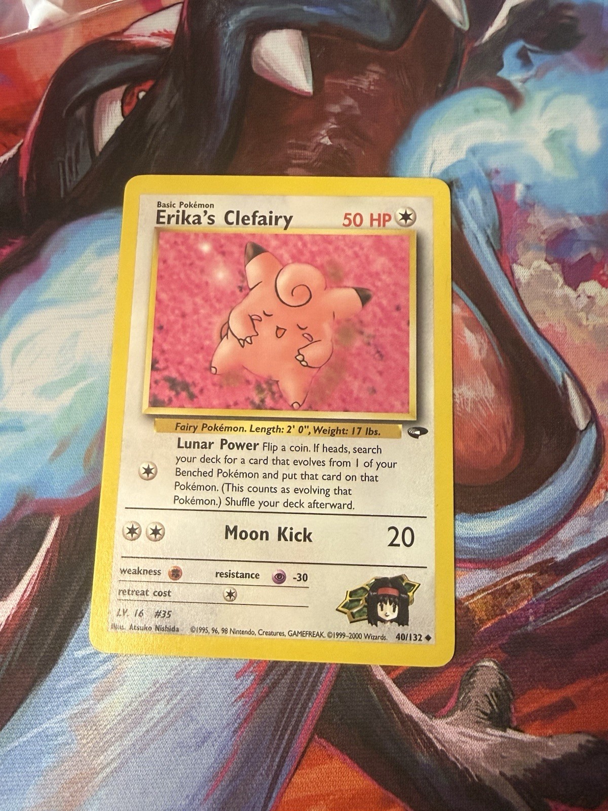 Erika’s Clefairy 40/132 Gym Challenge Regular