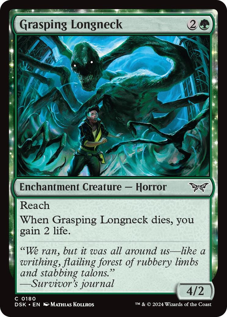 Grasping Longneck – 180 – Duskmourn: House of Horror