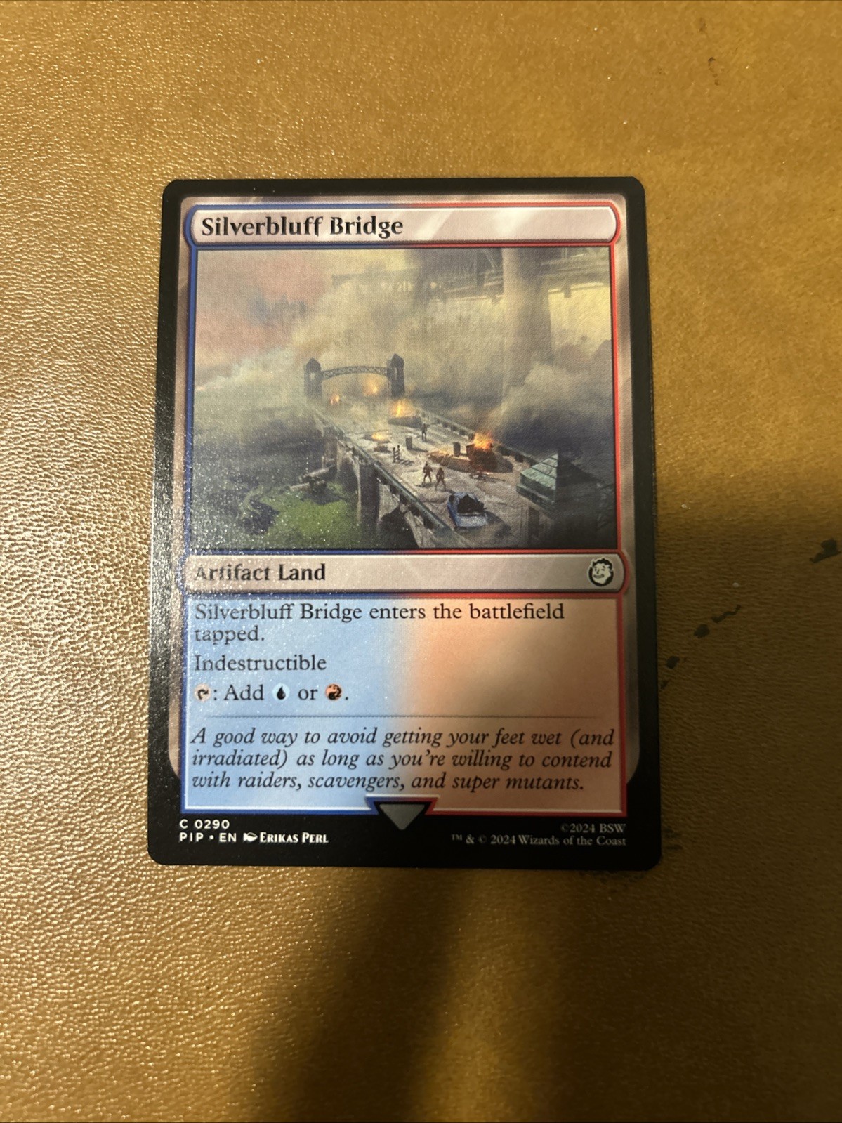 MTG – Silverbluff Bridge – Fallout (PIP) NM/M Condition
