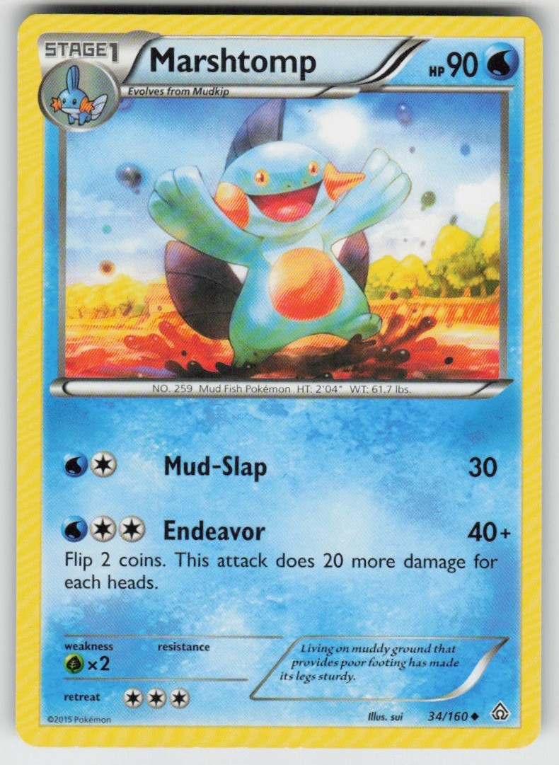 GGC-4 Marshtomp 34/160 Uncommon XY – Primal Clash