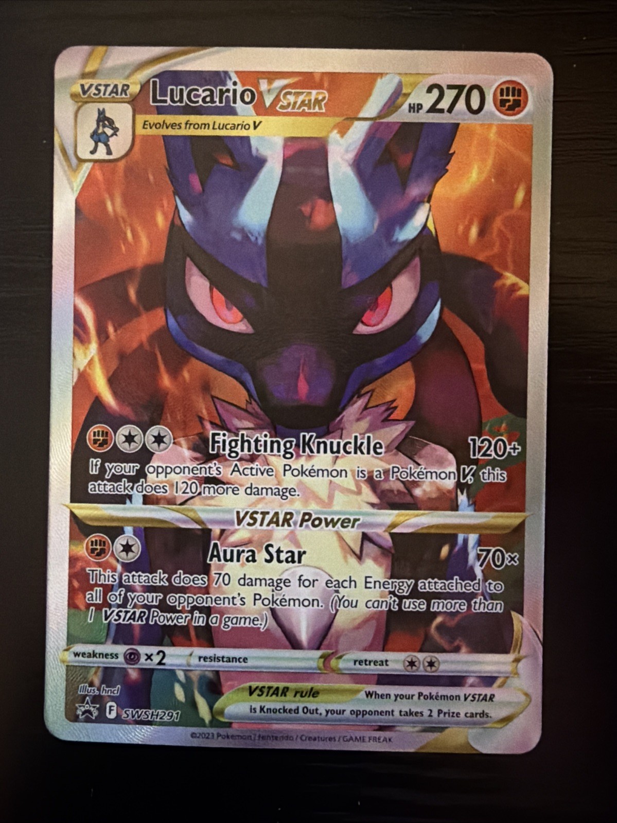 Lucario VSTAR SWSH291 SWSH: Sword & Shield Promo Cards Holo
