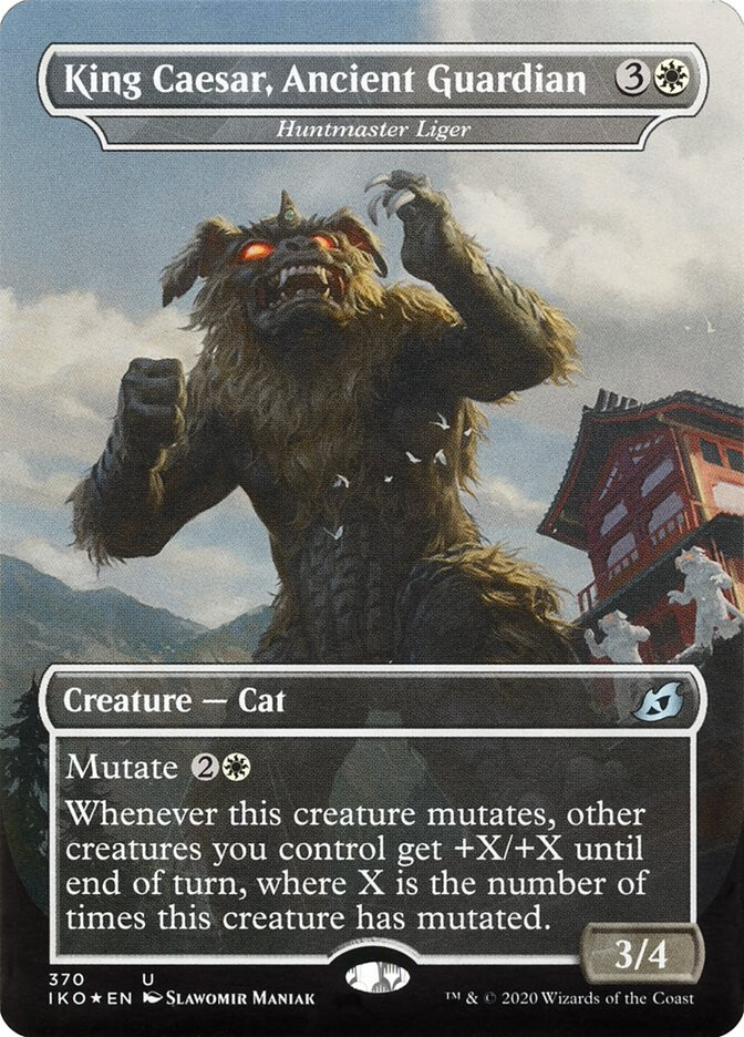 MTG Huntmaster Liger King Caesar Ancient Guardian Godzilla Series Borderless –