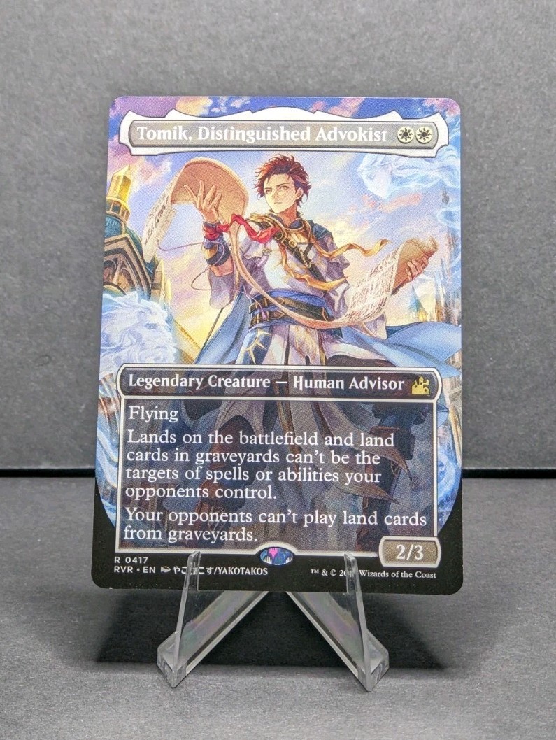 Tomik, Distinguished Advokist (Anime Borderless) 417 Ravnica Remastered MTG NM
