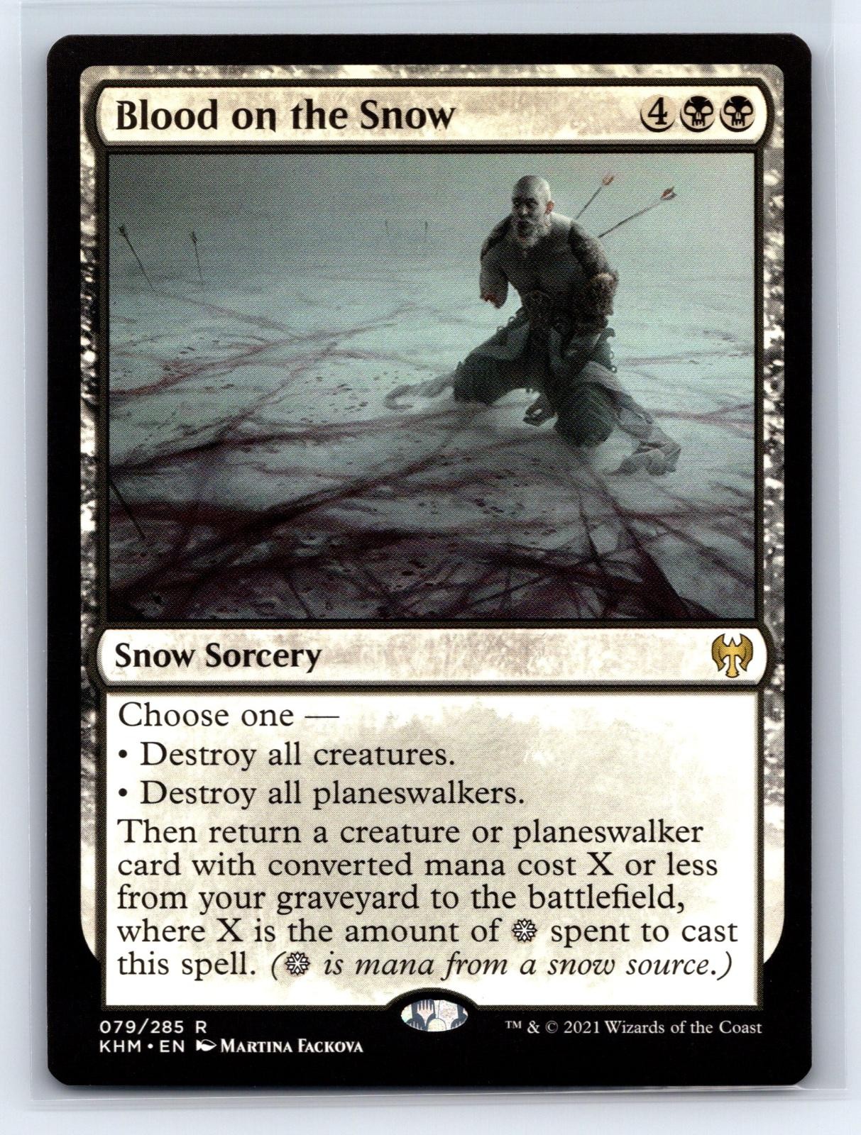 Blood on the Snow 79 Rare Promo Pack: Kaldheim MTG LP