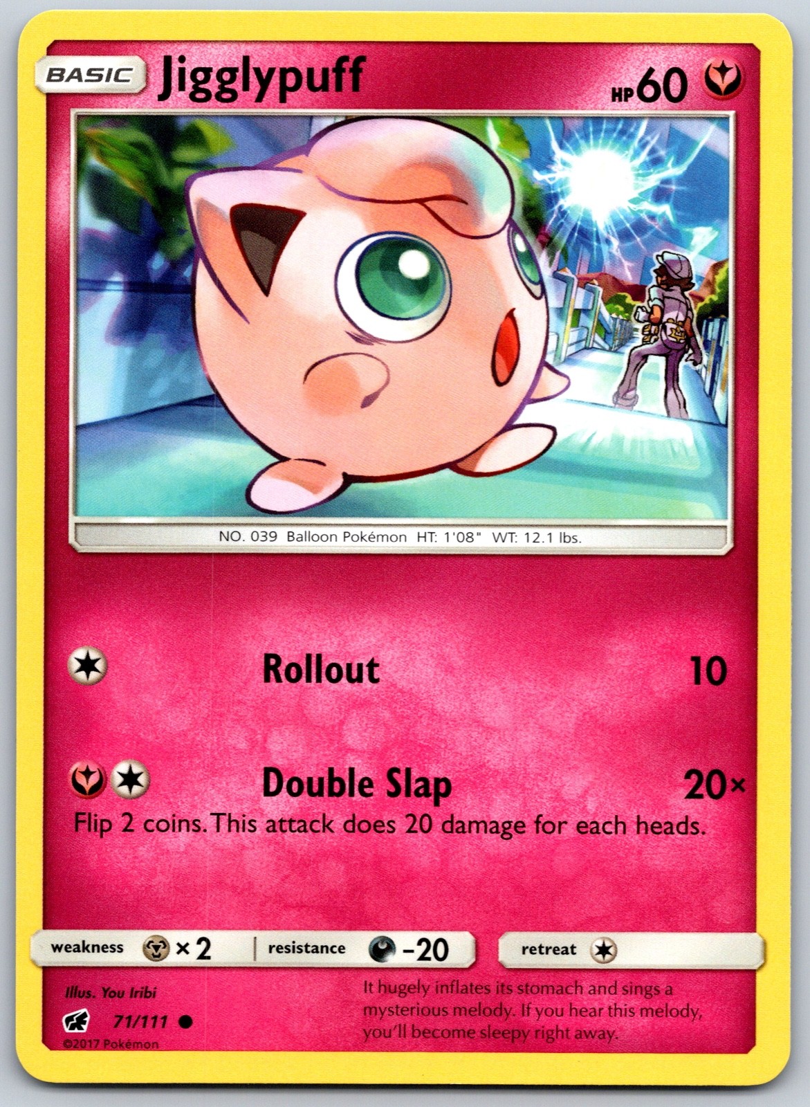 Jigglypuff Common You Iribi SM – Crimson Invasion 71/111 NM