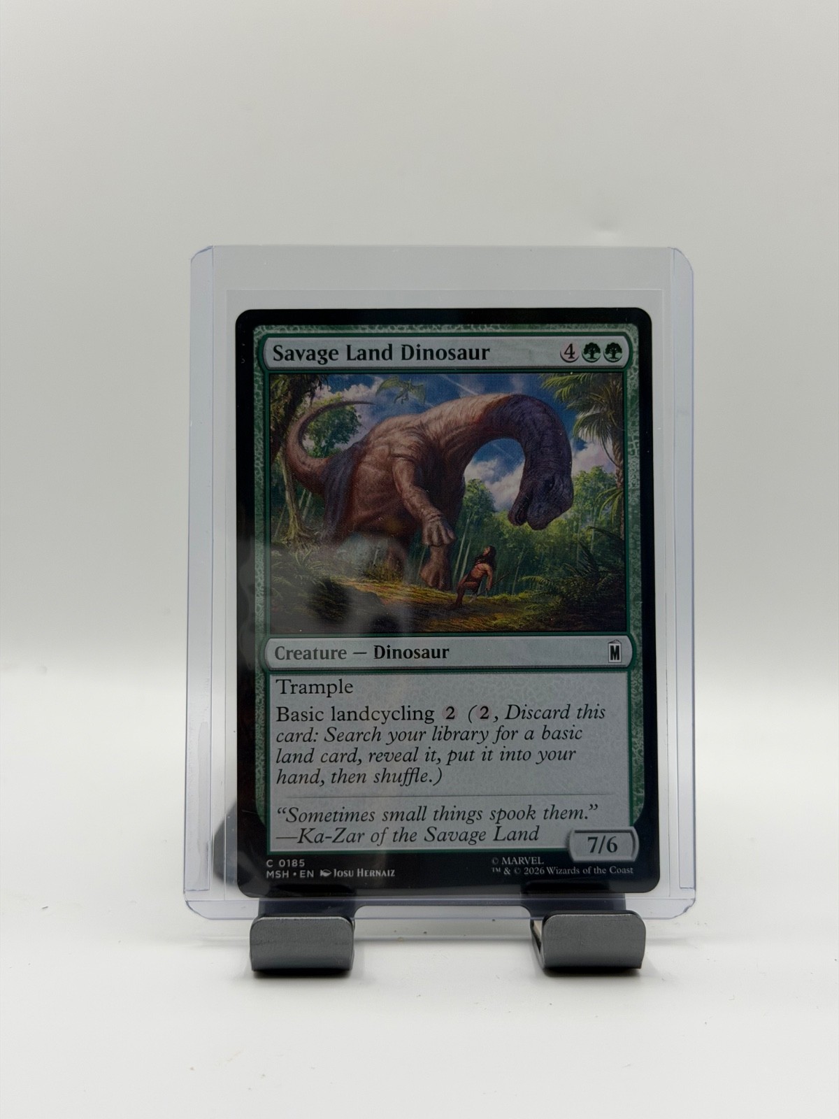 MTG, Savage Land Dinosaur $3 ORDER MIN 185 Marvel Super Heroes Regular