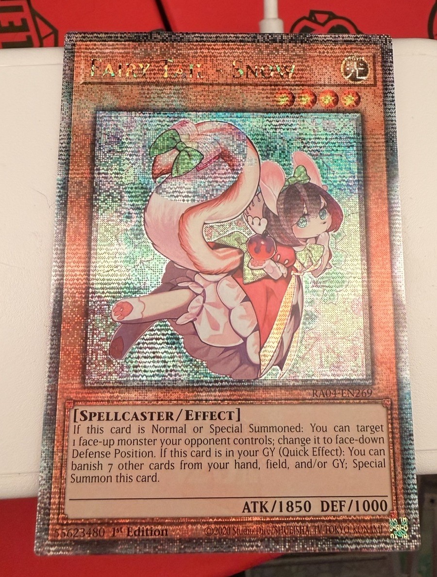 Fairy Tail – Snow (Quarter Century Secret Rare) RA04-EN269 Quarter Century…