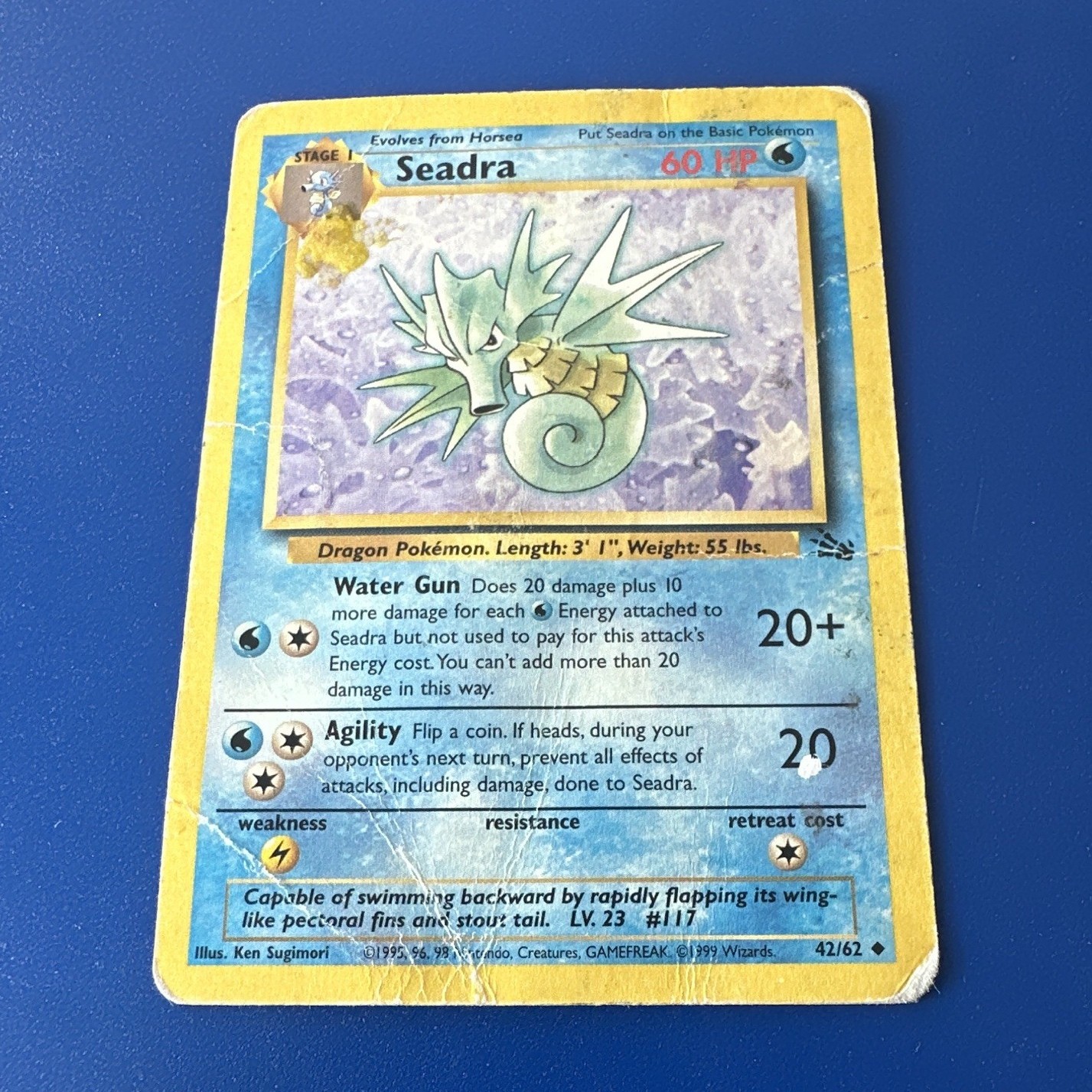 Wizards of the Coast Seadra 42/62 Fossil Uncommon Regular ENG 1999 60HP