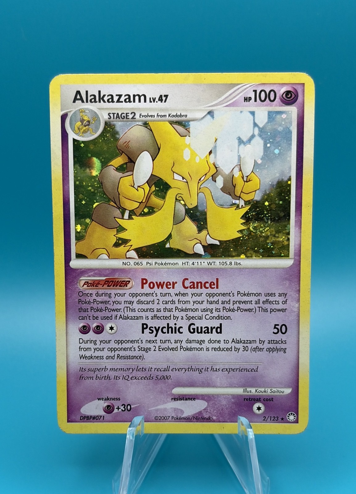 Alakazam 2/123 Mysterious Treasures Holo MP