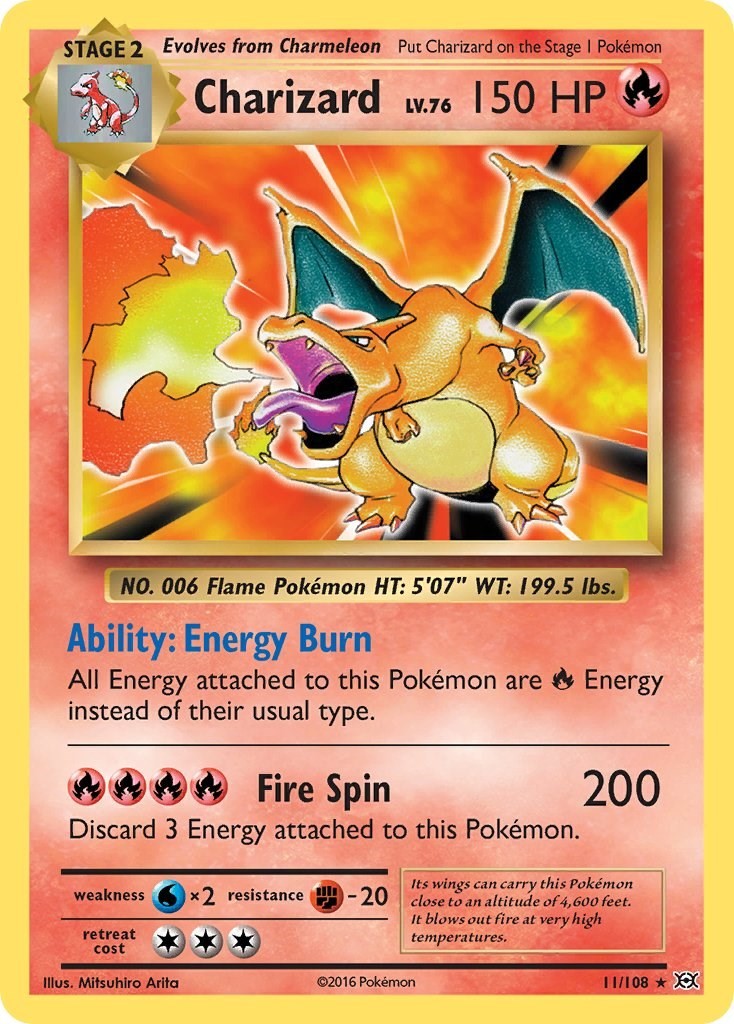 Charizard [EVO Holofoil – 11/108NM