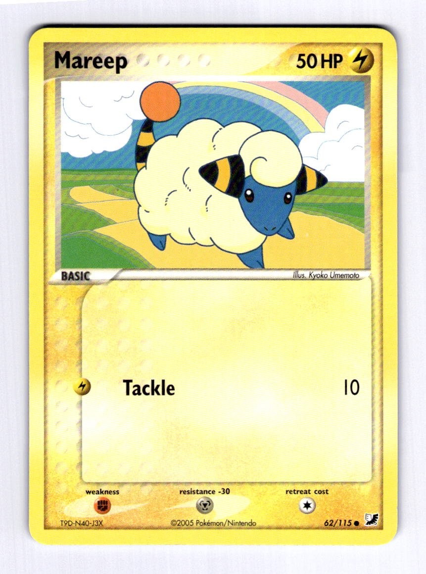 Mareep Unseen Forces #62 (2005) Common NM Pokemon
