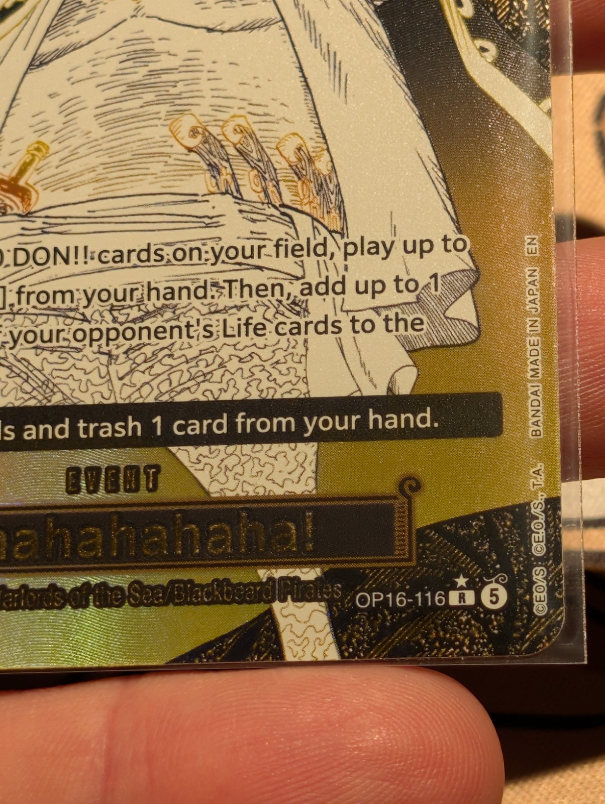Zehahahahaha! (Alternate Art) – The Time of Battle (OP16)