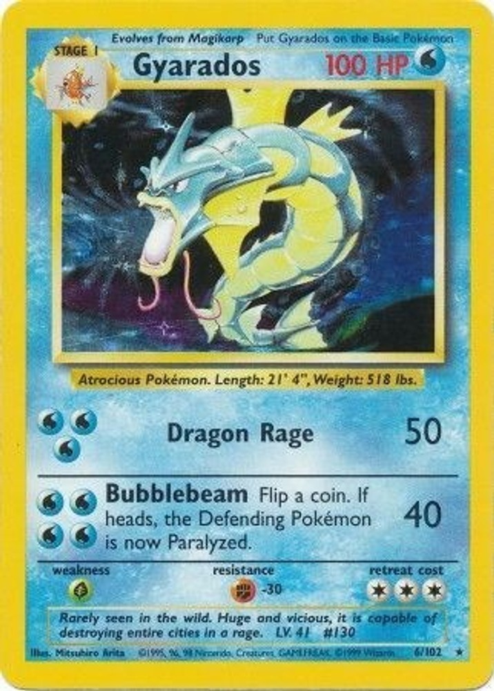 Pokemon Gyarados [BSHolofoil – 006/102]MP