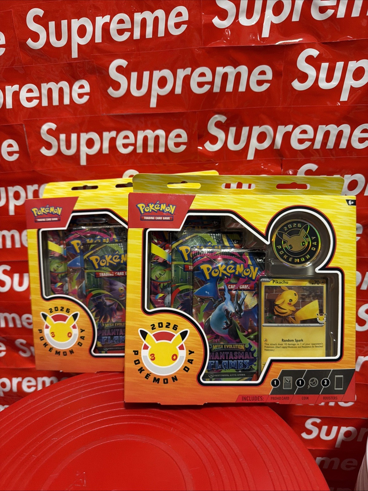 2x new Pokémon Day 2026 30th Anniversary Pikachu factory sealed