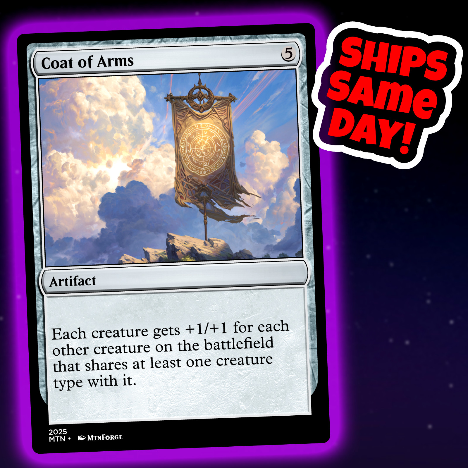 Coat Of Arms – Custom Art Magic: The Gathering Playtest Card – Commander EDH