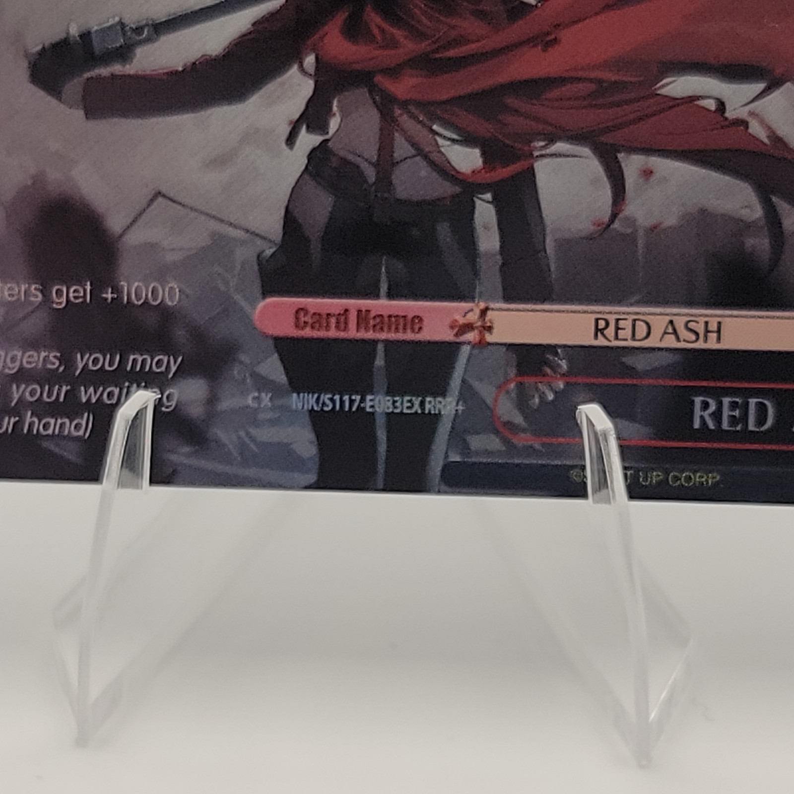 2025 Weiss Schwarz Nikke Goddess of Victory Red Ash RRR+ NIK/S117-083EX