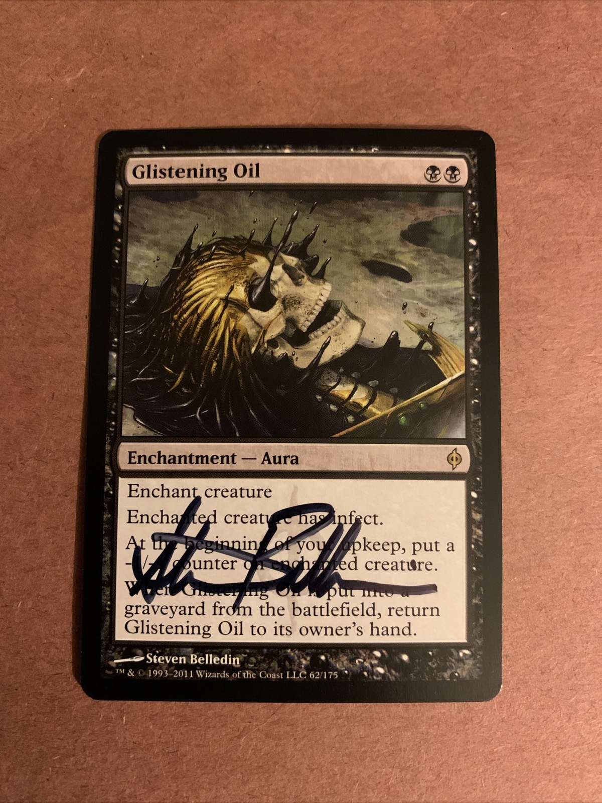MTG Magic Glistening Oil Signed Artist Proof x1 New Phyrexia Steven Belledin