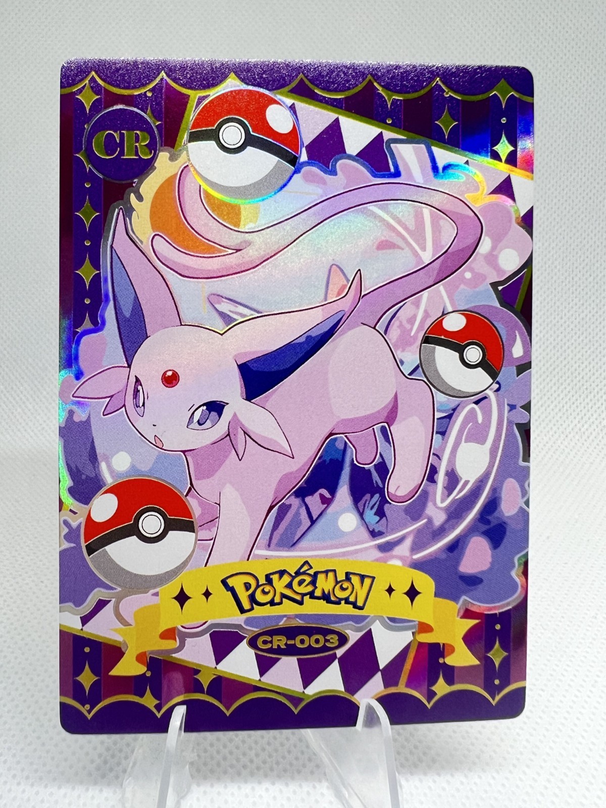 Espeon CR-003 – Holo – Pokemon Mengka Collection 2.0 – Chinese Non TCG