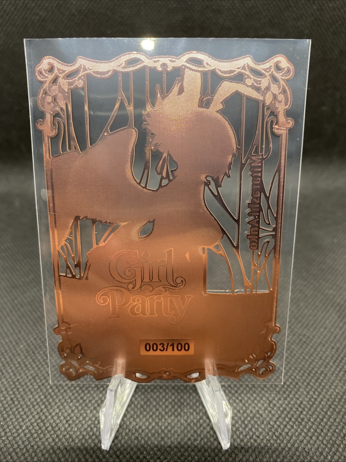 Goddess Story Bronze Metal Waifu Card – Anko Mitarashi NUMBERED 003/100 Angel