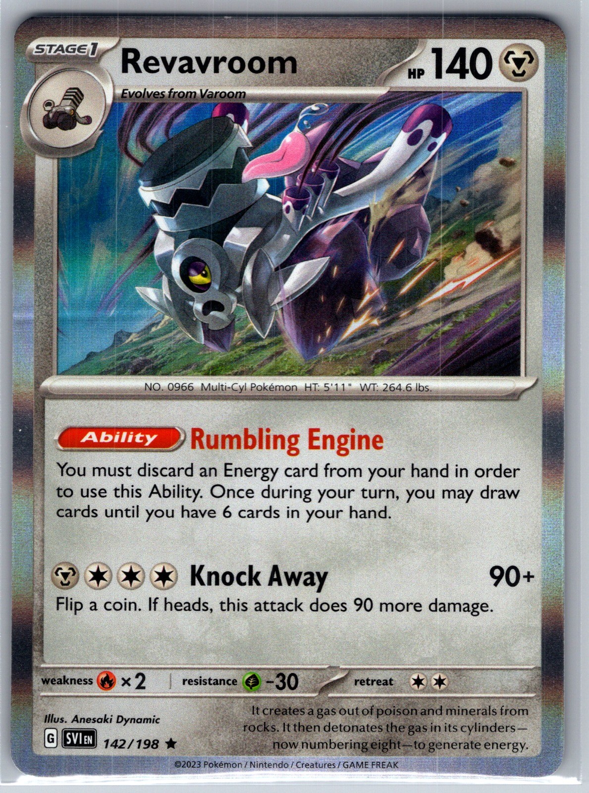 Revavroom 142/198 Rare Holo SVI LP