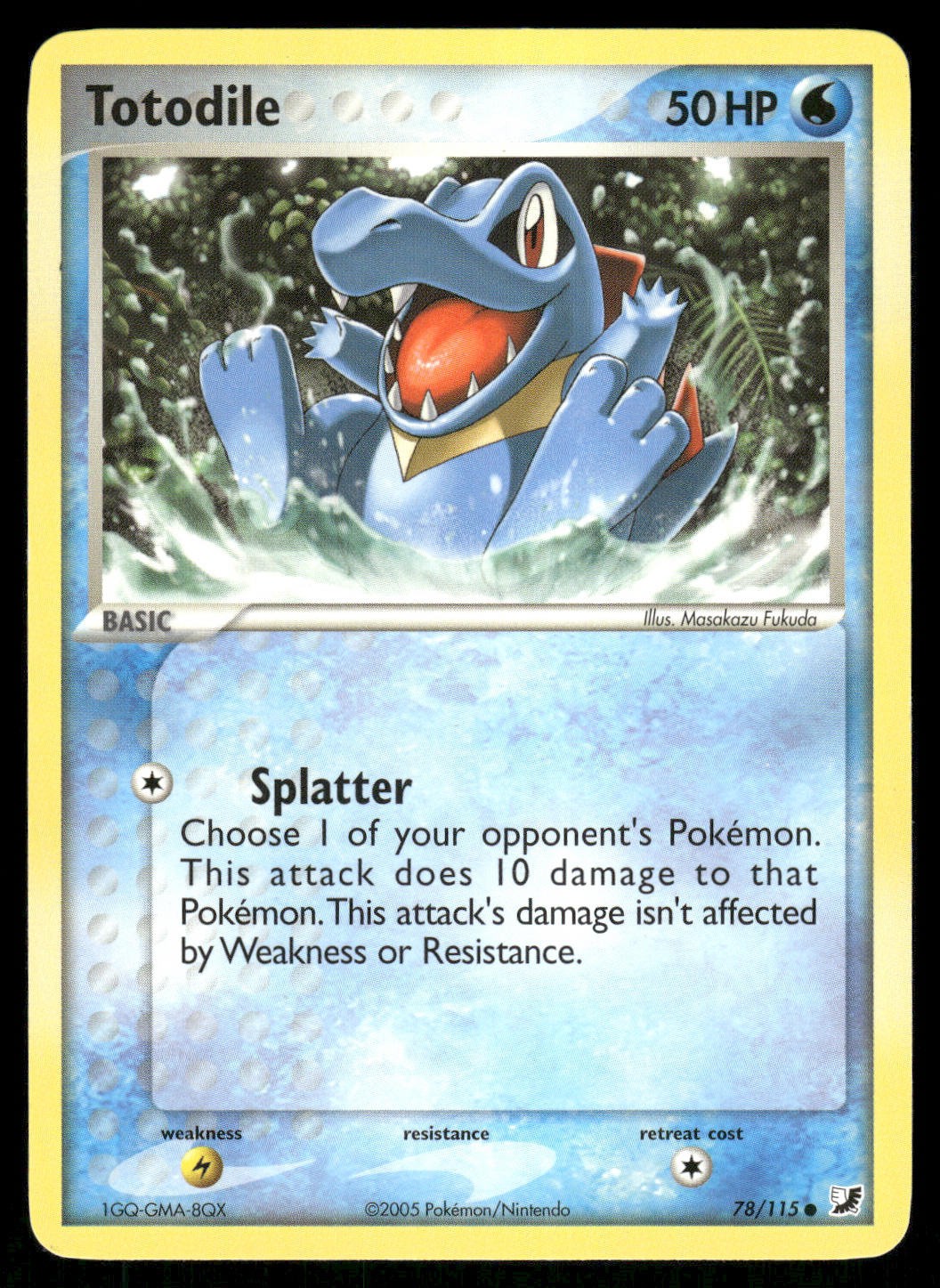 Totodile Common Unseen Forces 78/115 LP