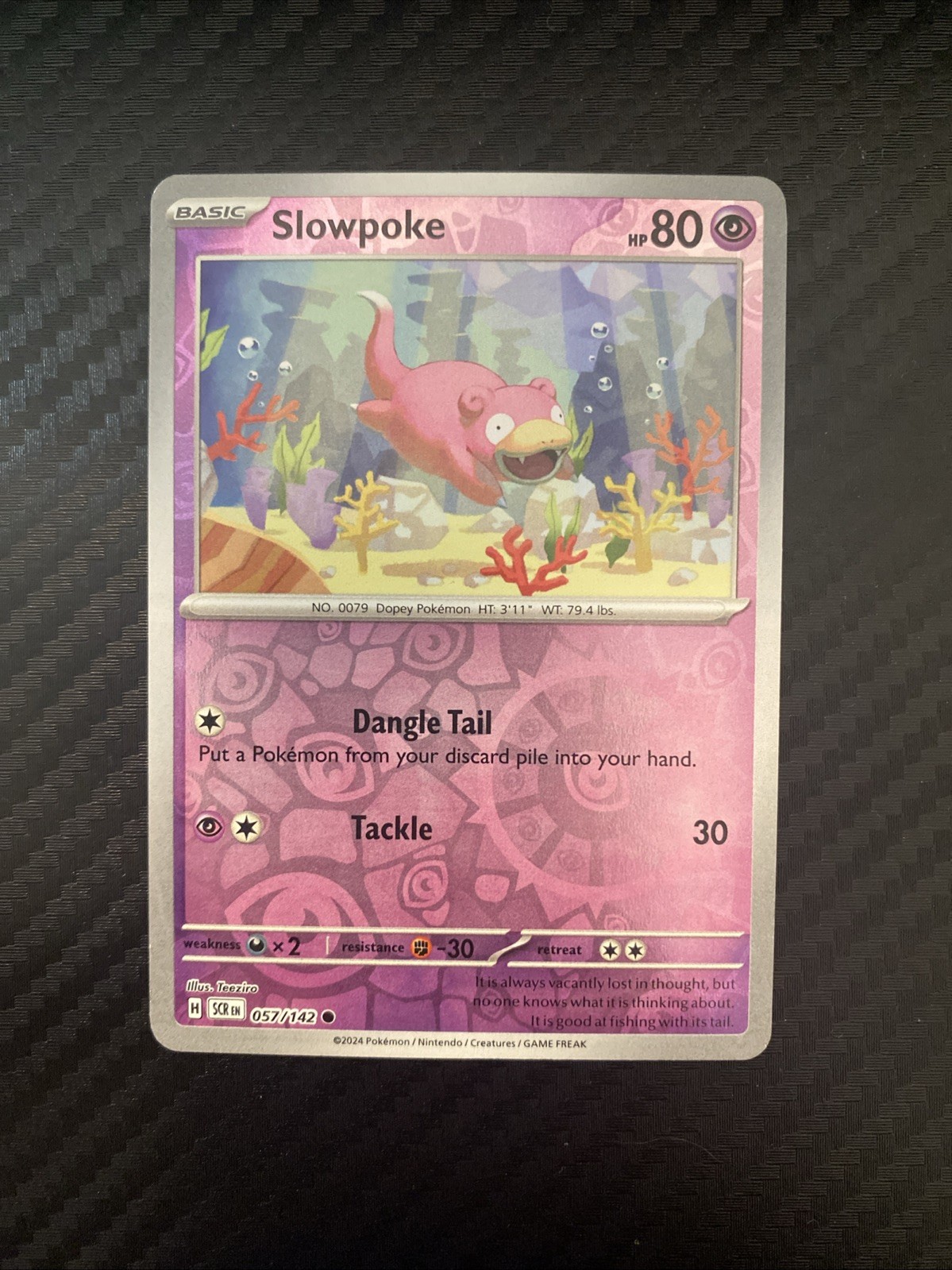 Slowpoke 057/142 Sv07: Stellar Crown Reverse Holo NM