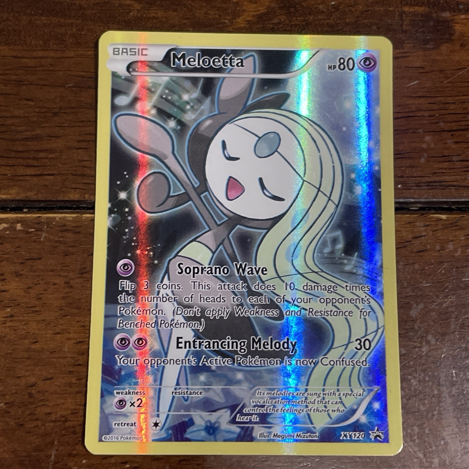 Meloetta XY120 Pokemon XY Promos Holo Promo NM