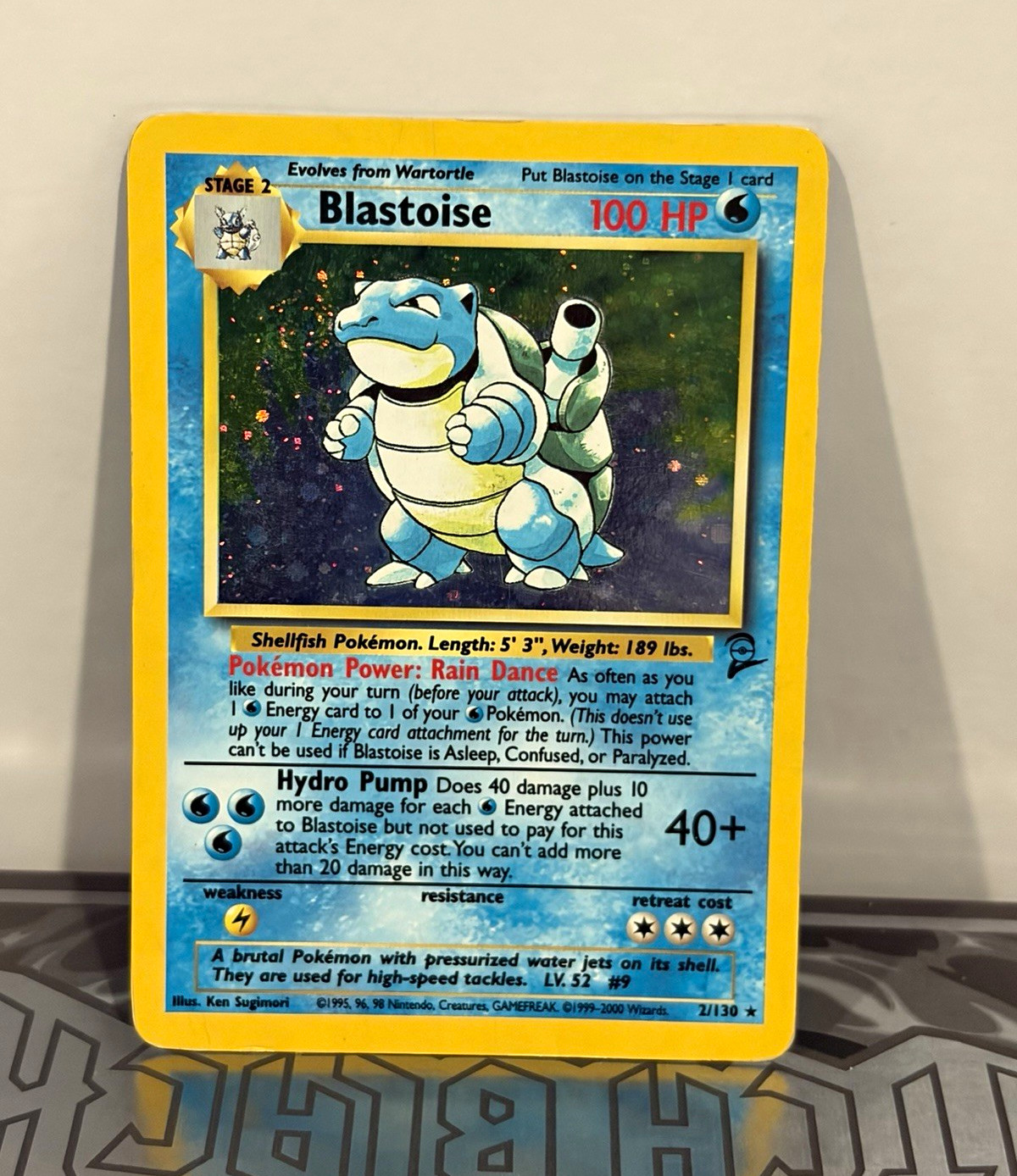 Blastoise 2/130 Base Set 2 Holo w/ Swirl – MP