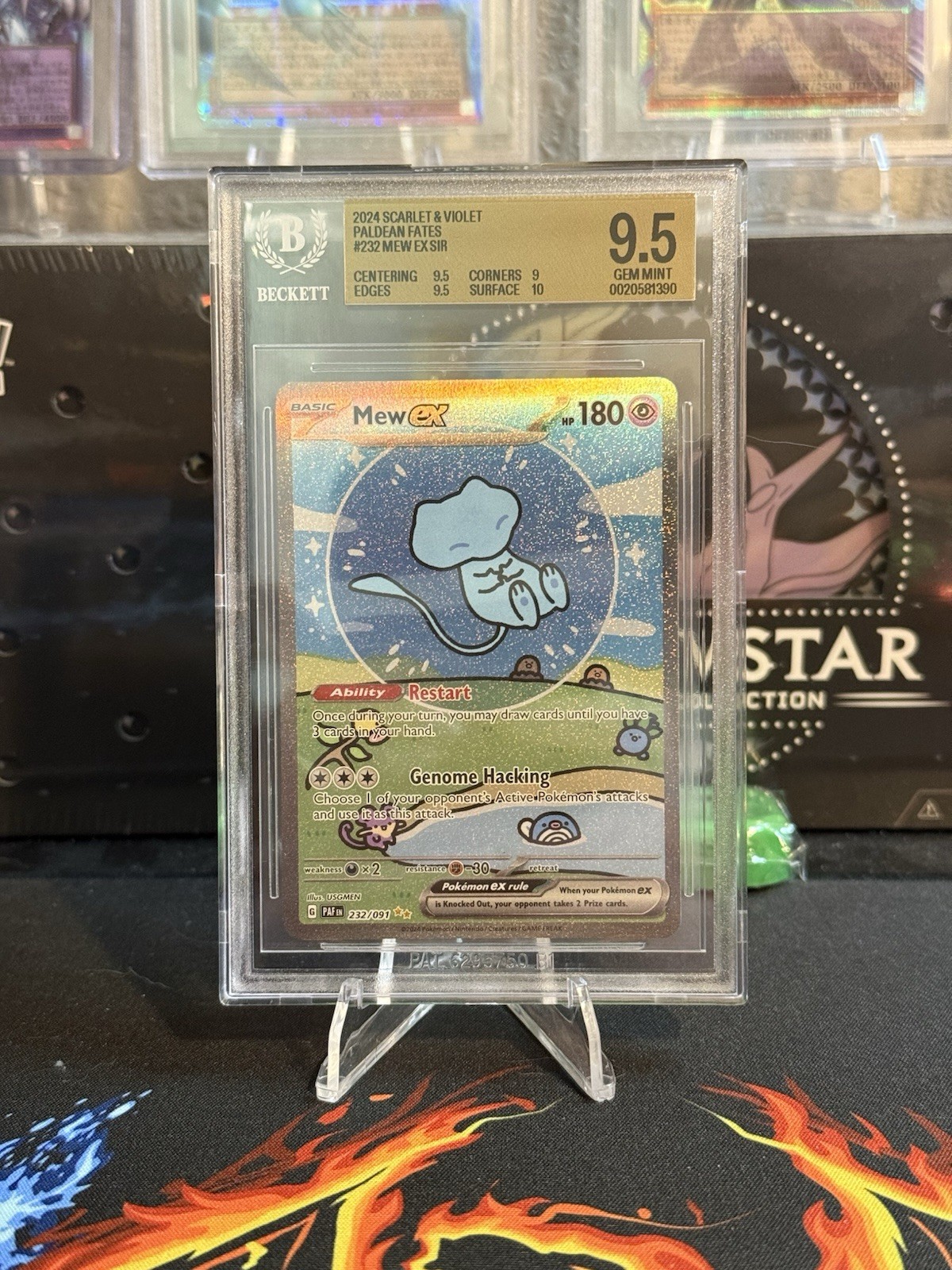 BGS 9.5 Bubble Mew ex SV Paldean Fates Special Illustration Rare 2024 232/091