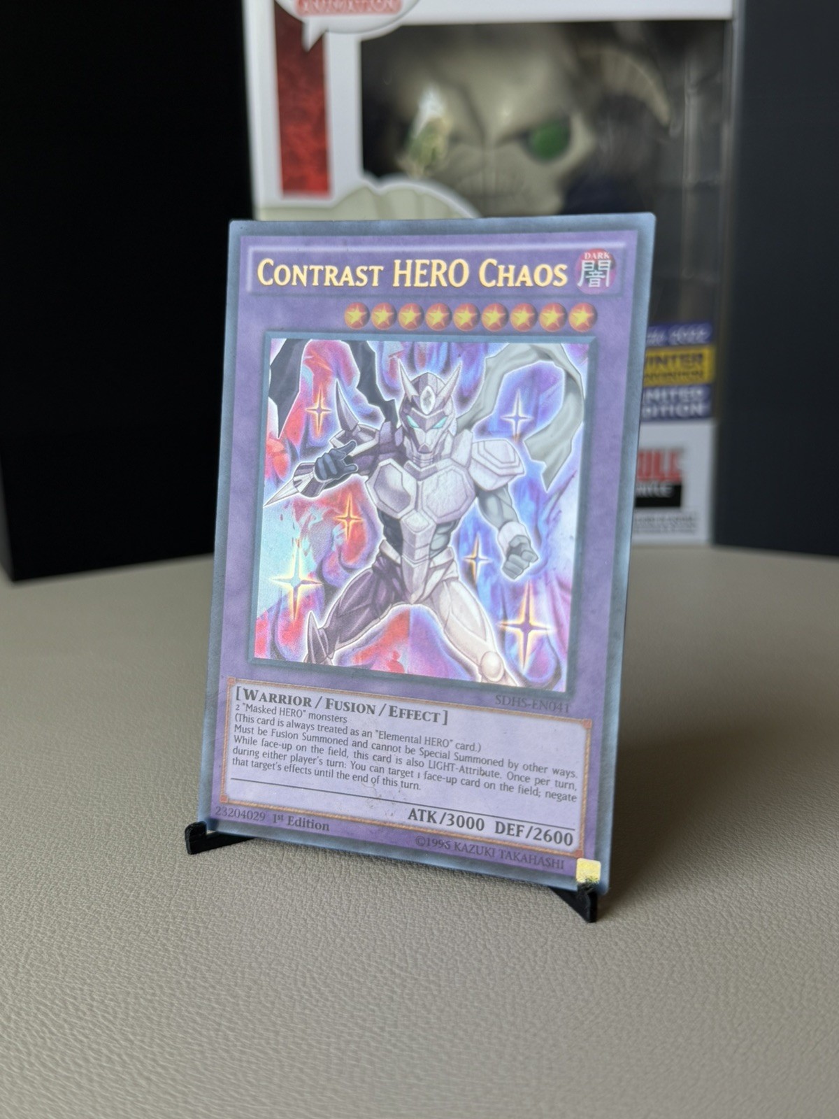 CONTRAST HERO CHAOS ULTRA RARE SDHS-EN041 NEAR MINT