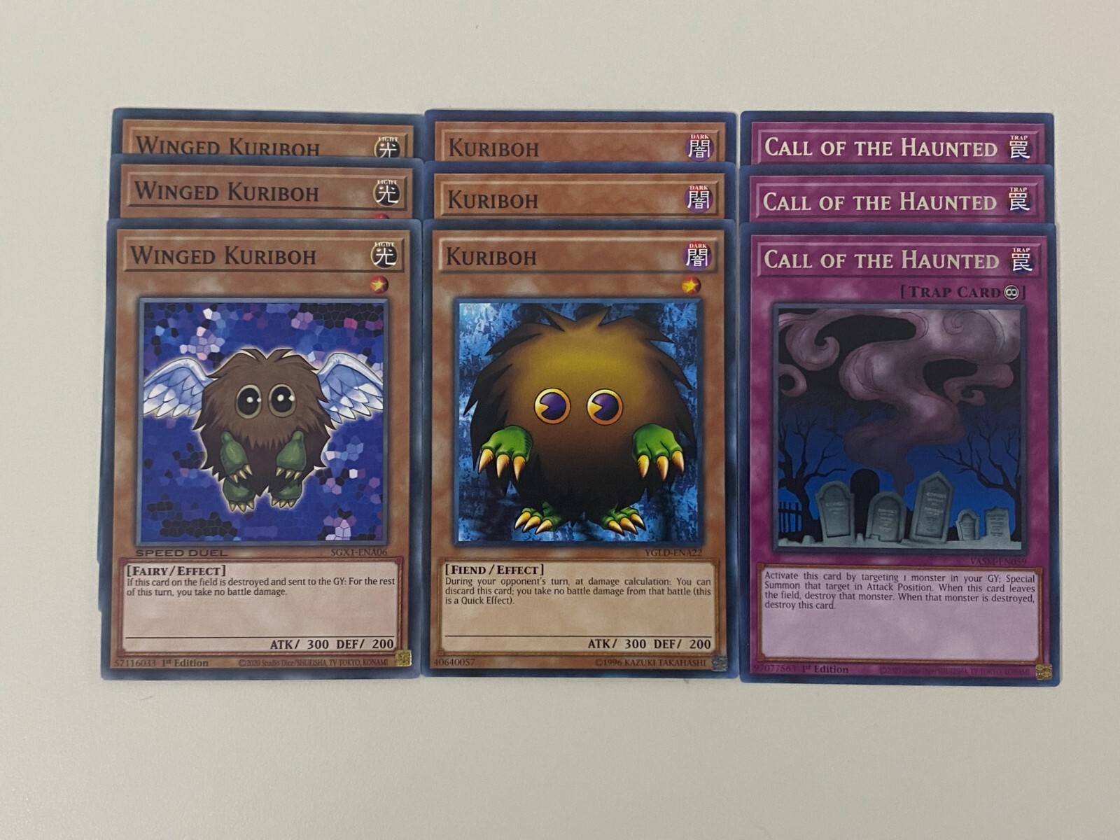 Yugioh Kuriboh Deck Multiply Winged LV10 LV9 Graveyard Level Waboku – Free Pack