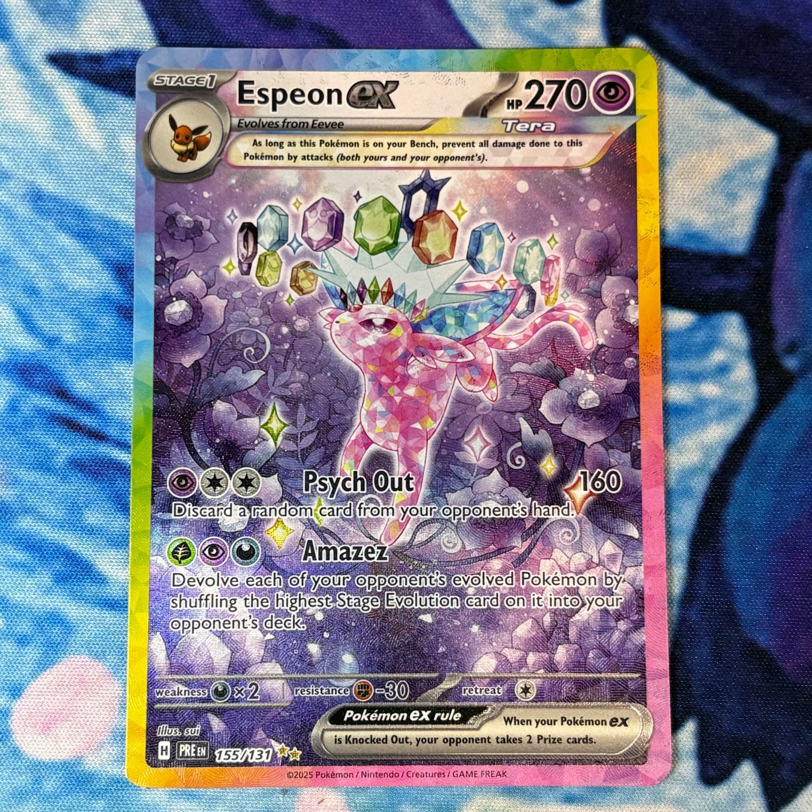 Espeon ex 155/131 Sv: Prismatic Evolutions Holo