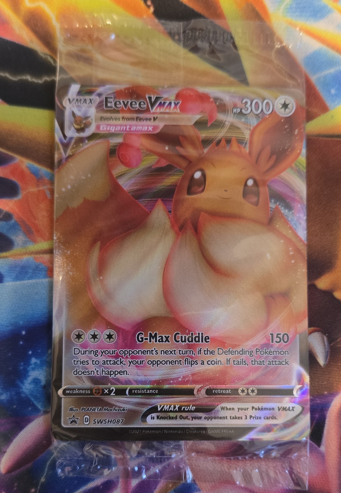 Eevee VMAX SWSH087 SWSH: Sword & Shield Promo Cards Holo Sealed