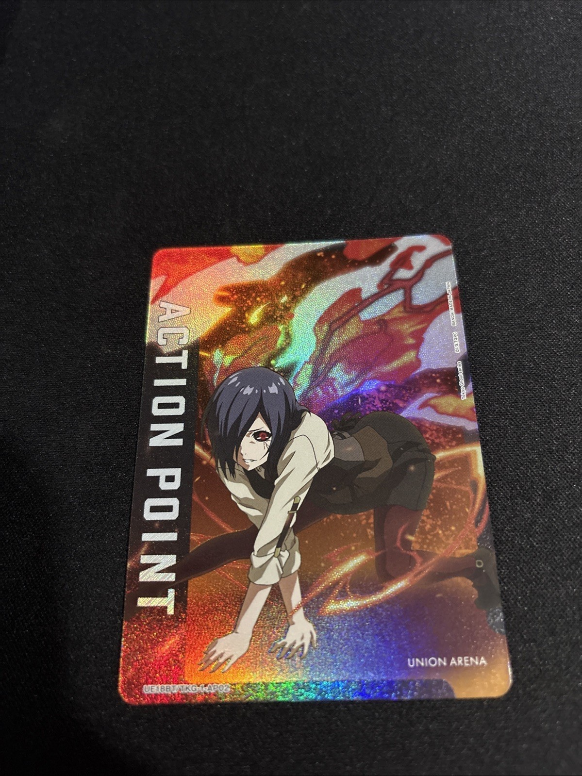 Union Arena Tokyo Ghoul Touka Action Point UE18BT/TKG-1-AP02 Foil Card NM
