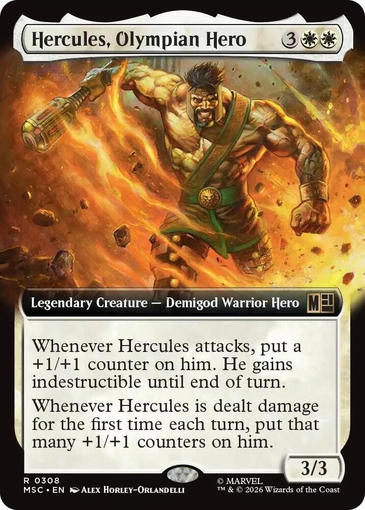 Marvel Super Heroes Commander, Rare & Mythic, Magic The Gathering, MSC MTG TCG 2