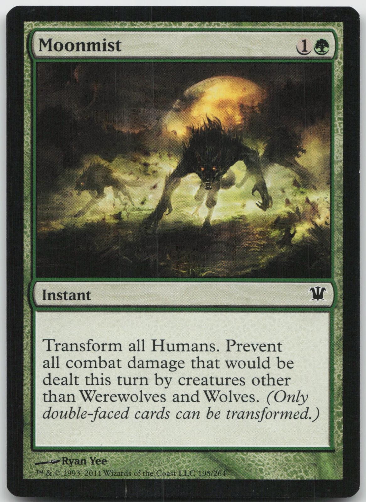 Moonmist 195 Common Innistrad Magic: The Gathering Near Mint